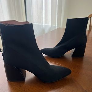 Jeffrey Camlbell Knit Black Bootie